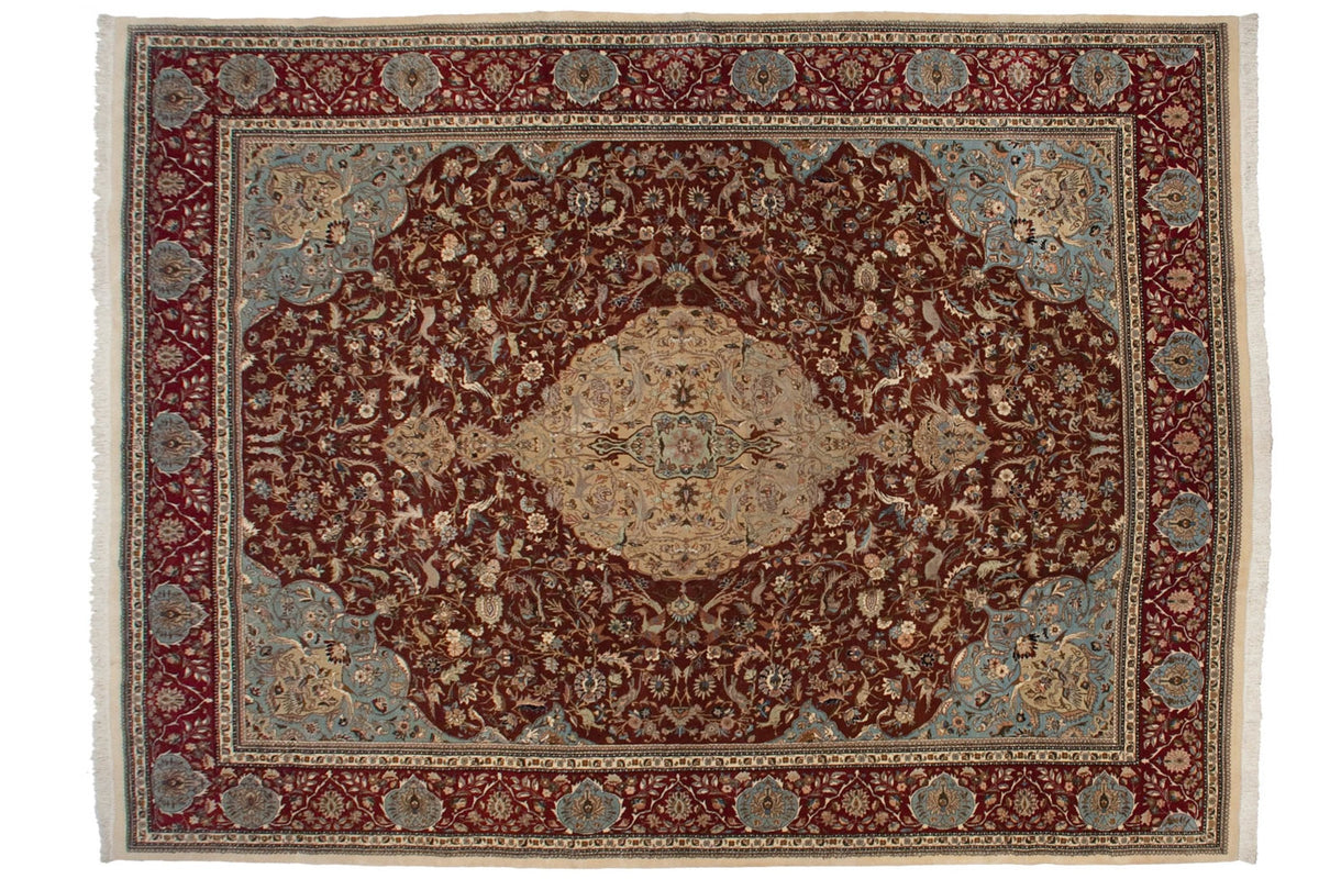 12x16 Vintage Tabriz Carpet