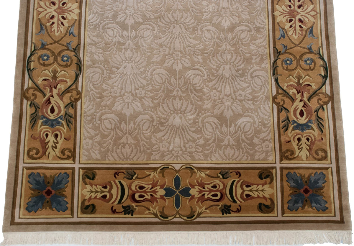 10x14 Indian Savonnerie Design Carpet