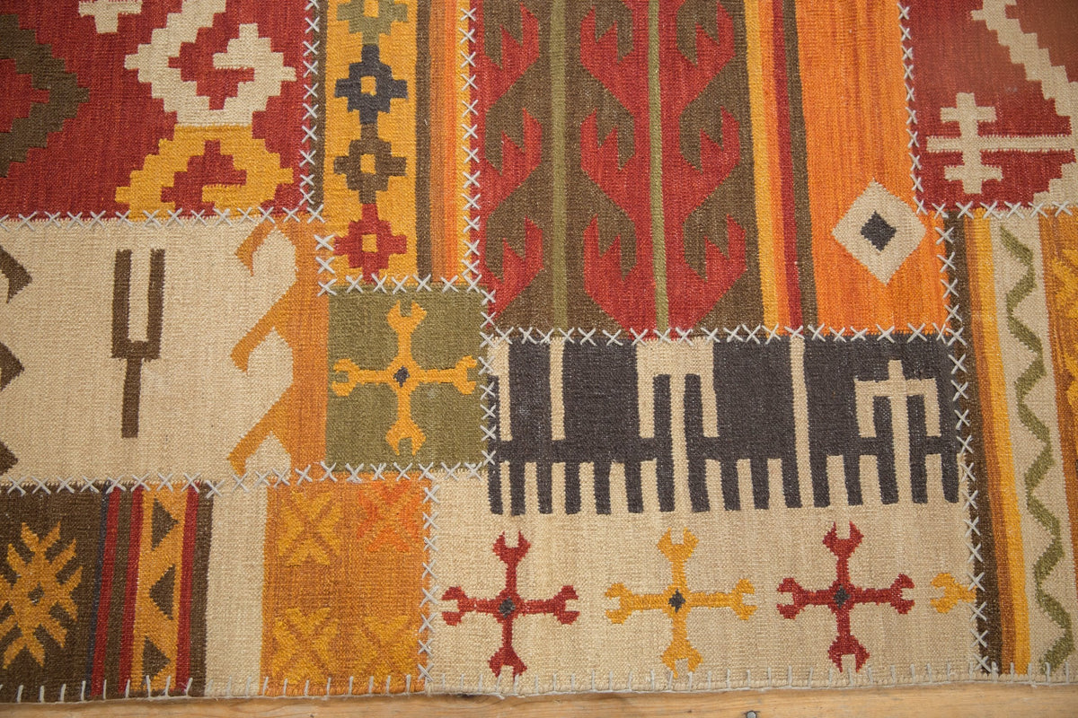 3x11.5 New Patchwork Kilim Rug Runner