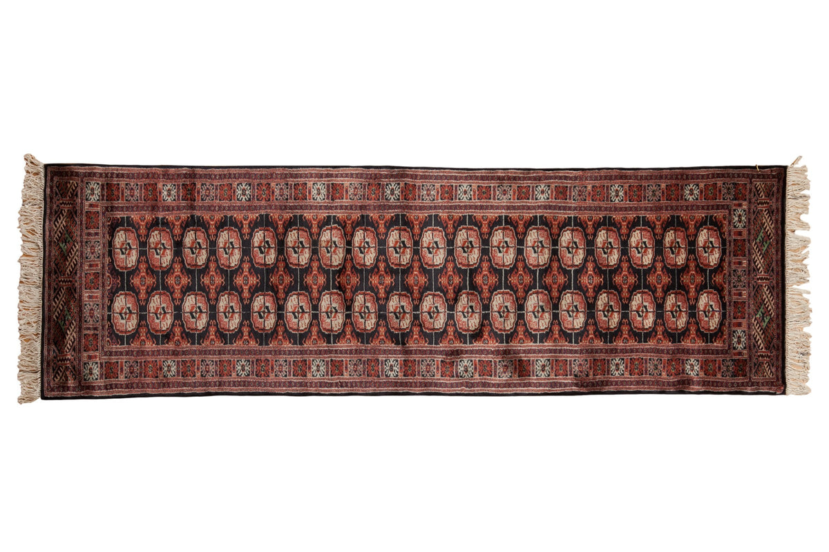 2.5x8 Vintage Fine Bokhara Rug Runner