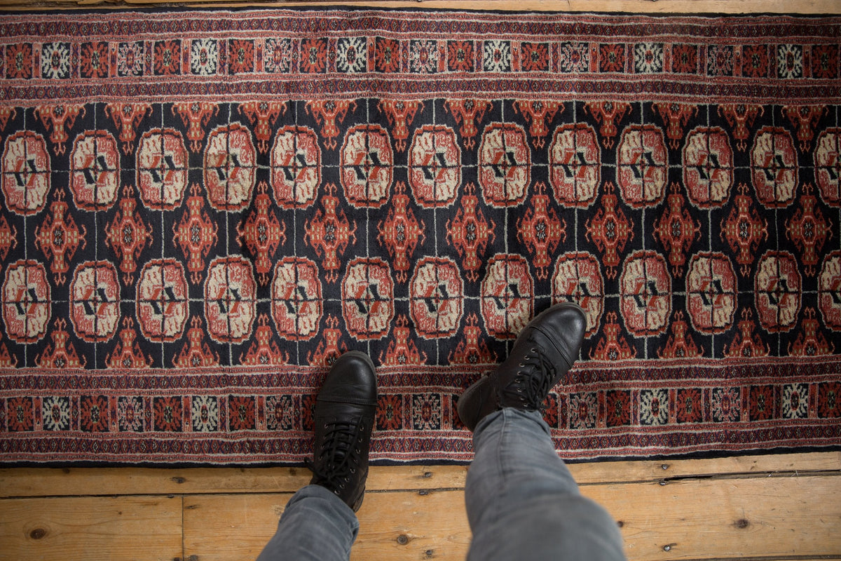 2.5x8 Vintage Fine Bokhara Rug Runner