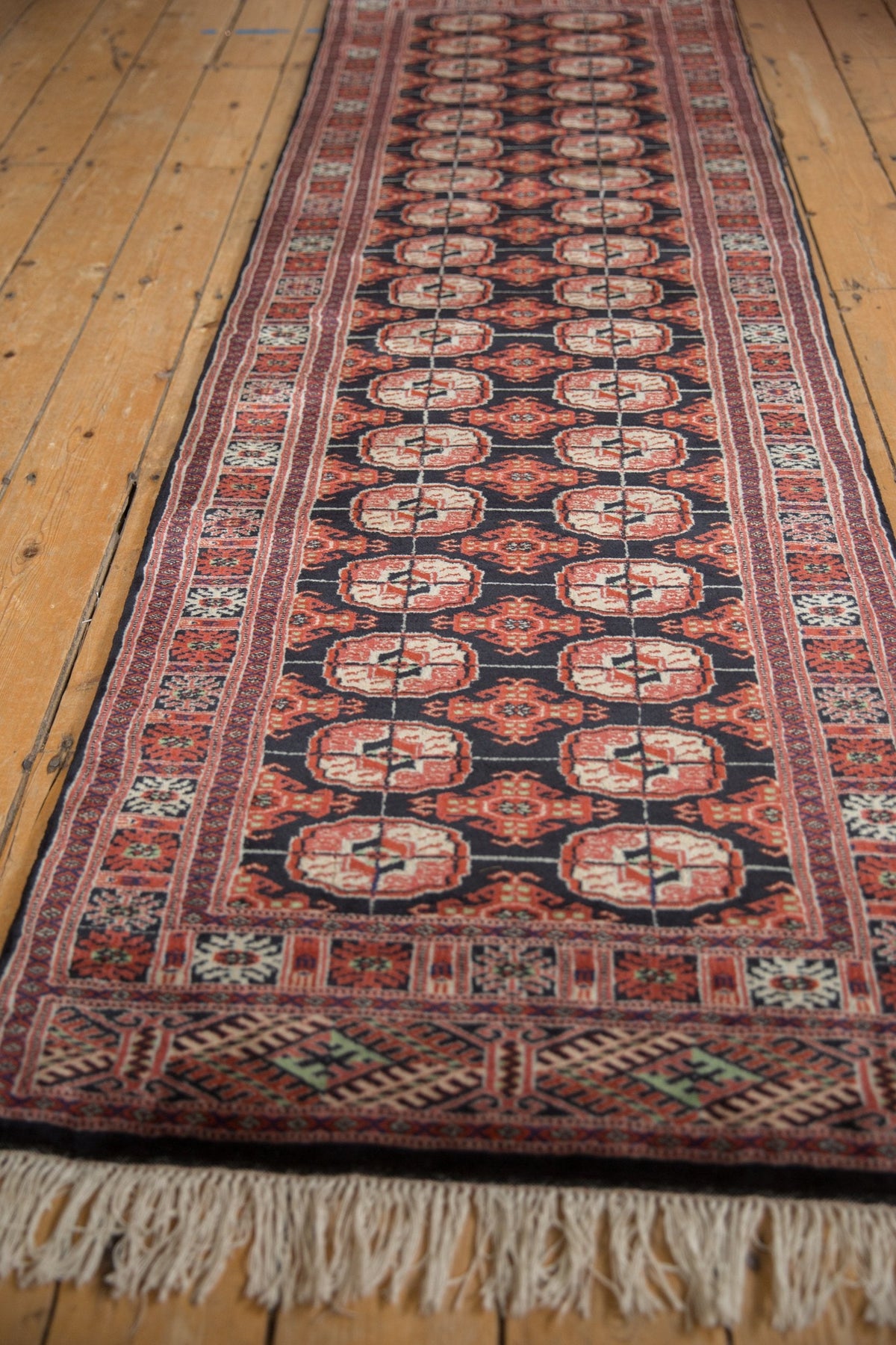 2.5x8 Vintage Fine Bokhara Rug Runner