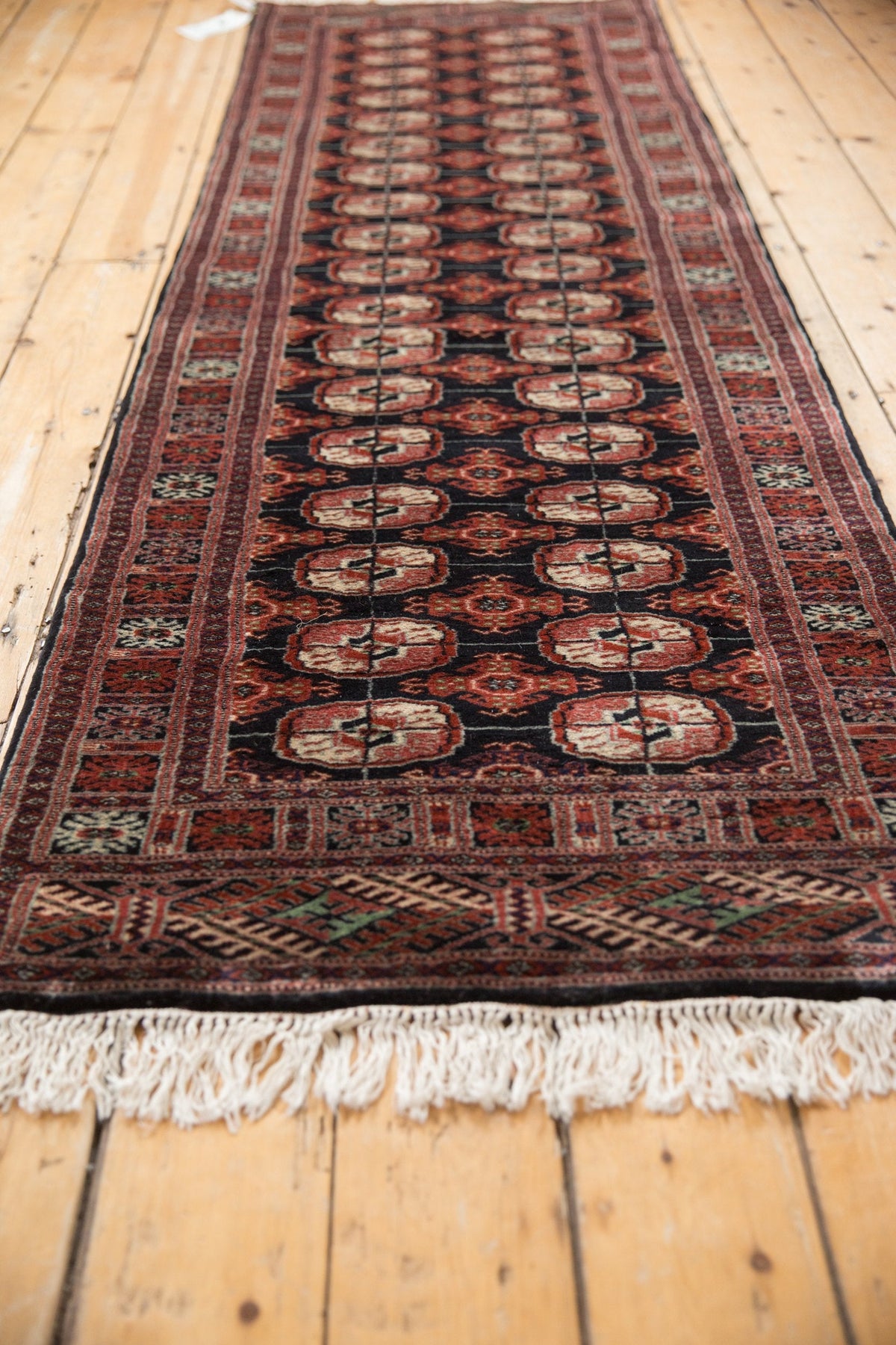 2.5x8 Vintage Fine Bokhara Rug Runner