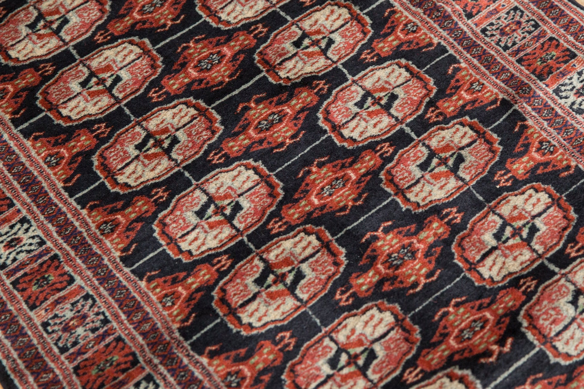 2.5x8 Vintage Fine Bokhara Rug Runner