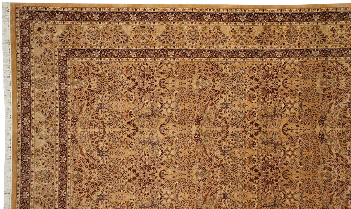 10x14 Vintage Pakistani Kerman Design Carpet