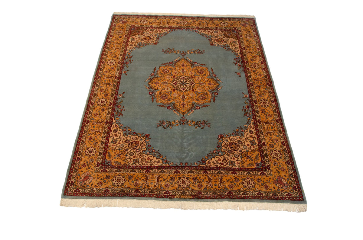 10x13 Vintage Romanian Tabriz Design Carpet