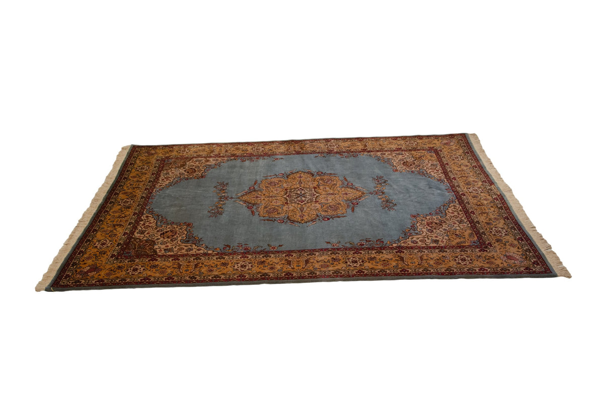 10x13 Vintage Romanian Tabriz Design Carpet