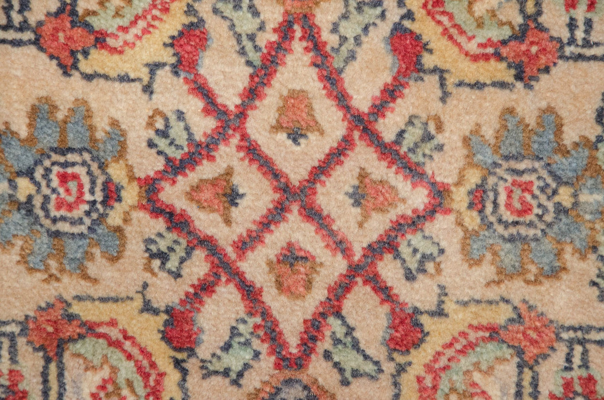 6x9 Vintage Indian Mahal Design Carpet