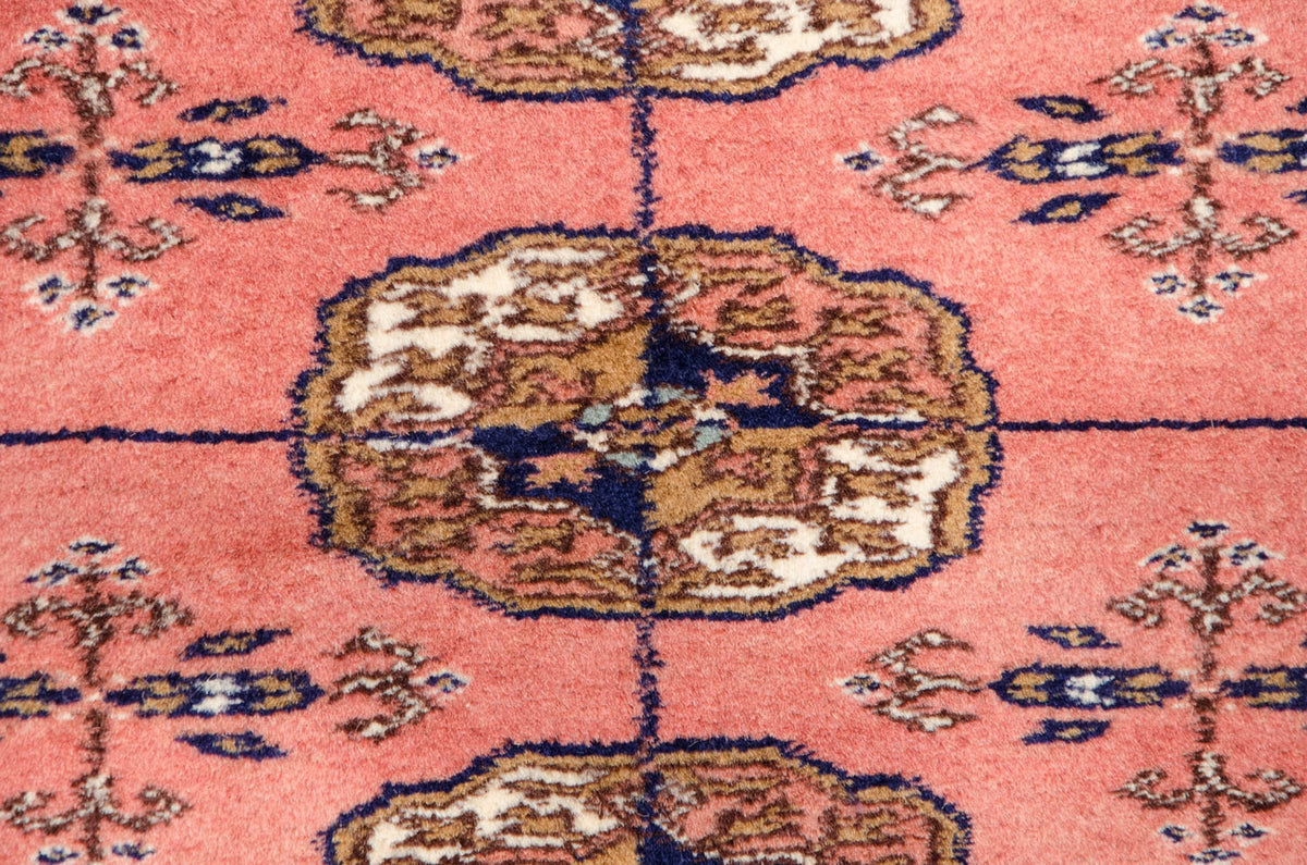 5x5 Vintage Fine Bokhara Square Rug