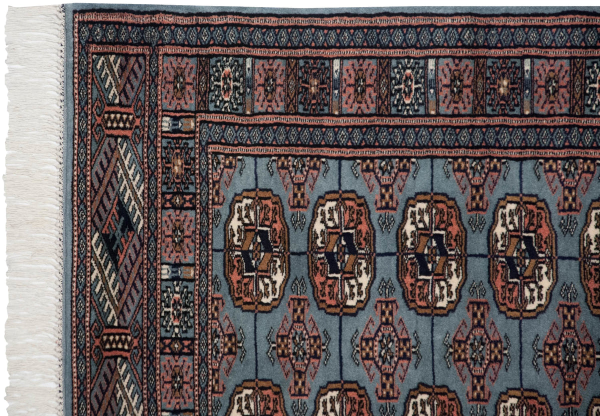 2.5x3 Vintage Fine Bokhara Square Rug
