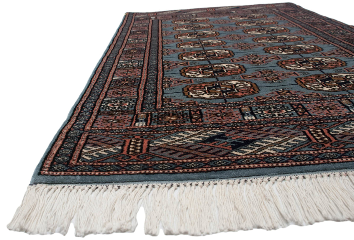 2.5x3 Vintage Fine Bokhara Square Rug