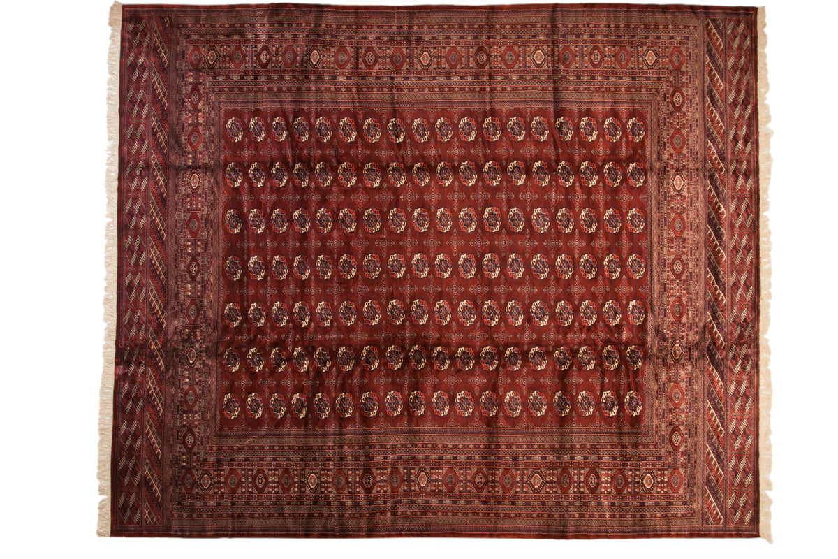 12x14.5 Vintage Fine Bokhara Carpet