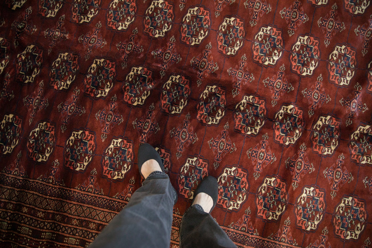 12x14.5 Vintage Fine Bokhara Carpet