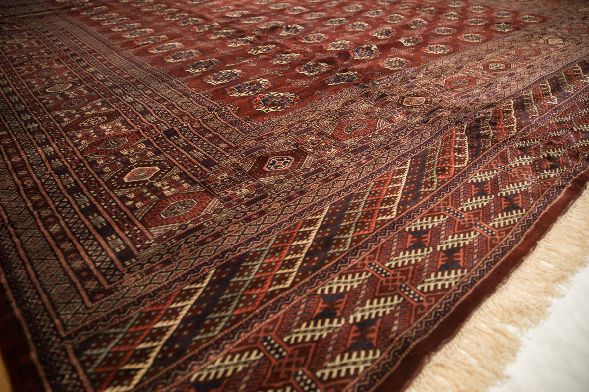 12x14.5 Vintage Fine Bokhara Carpet