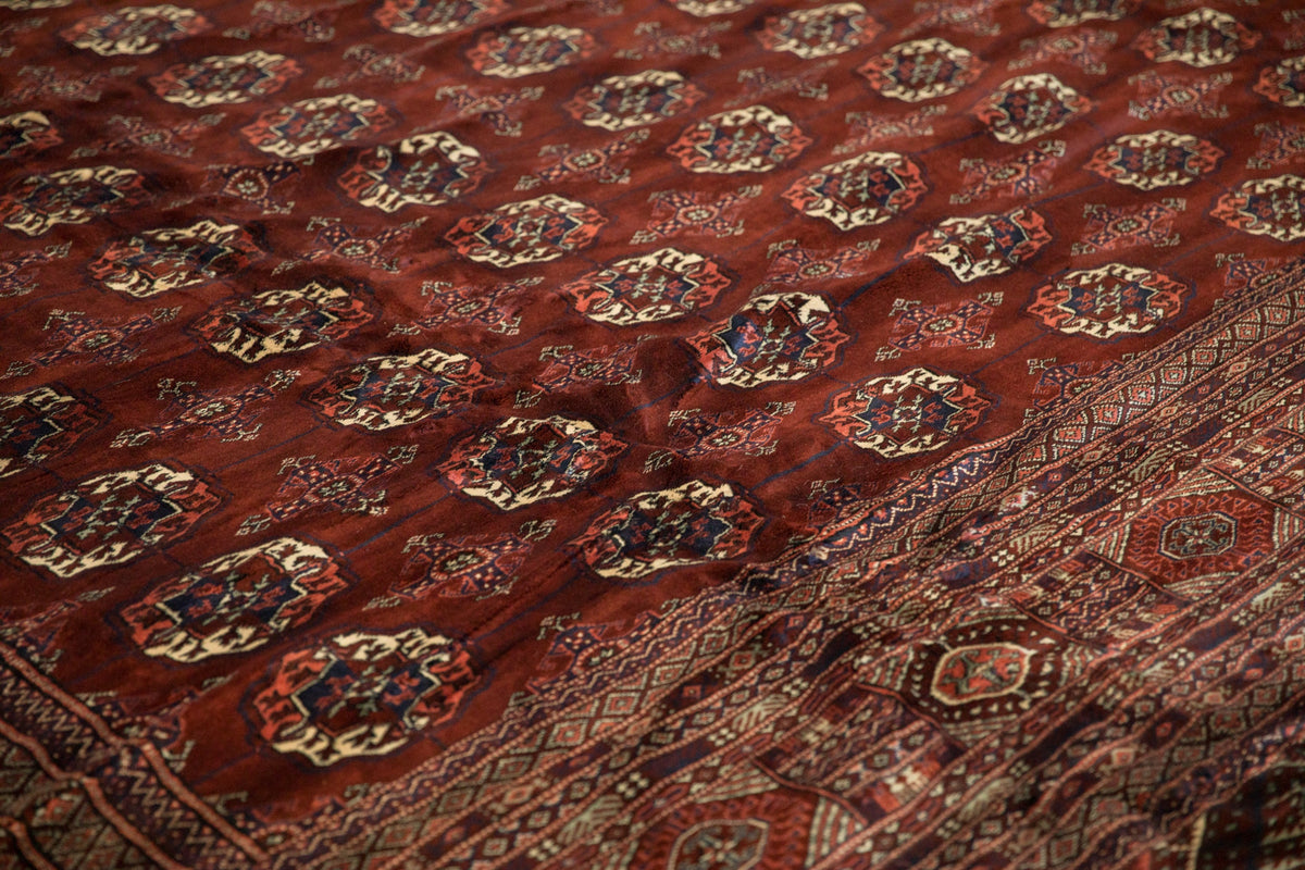 12x14.5 Vintage Fine Bokhara Carpet