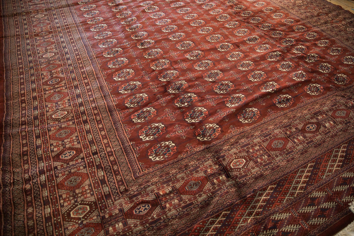 12x14.5 Vintage Fine Bokhara Carpet