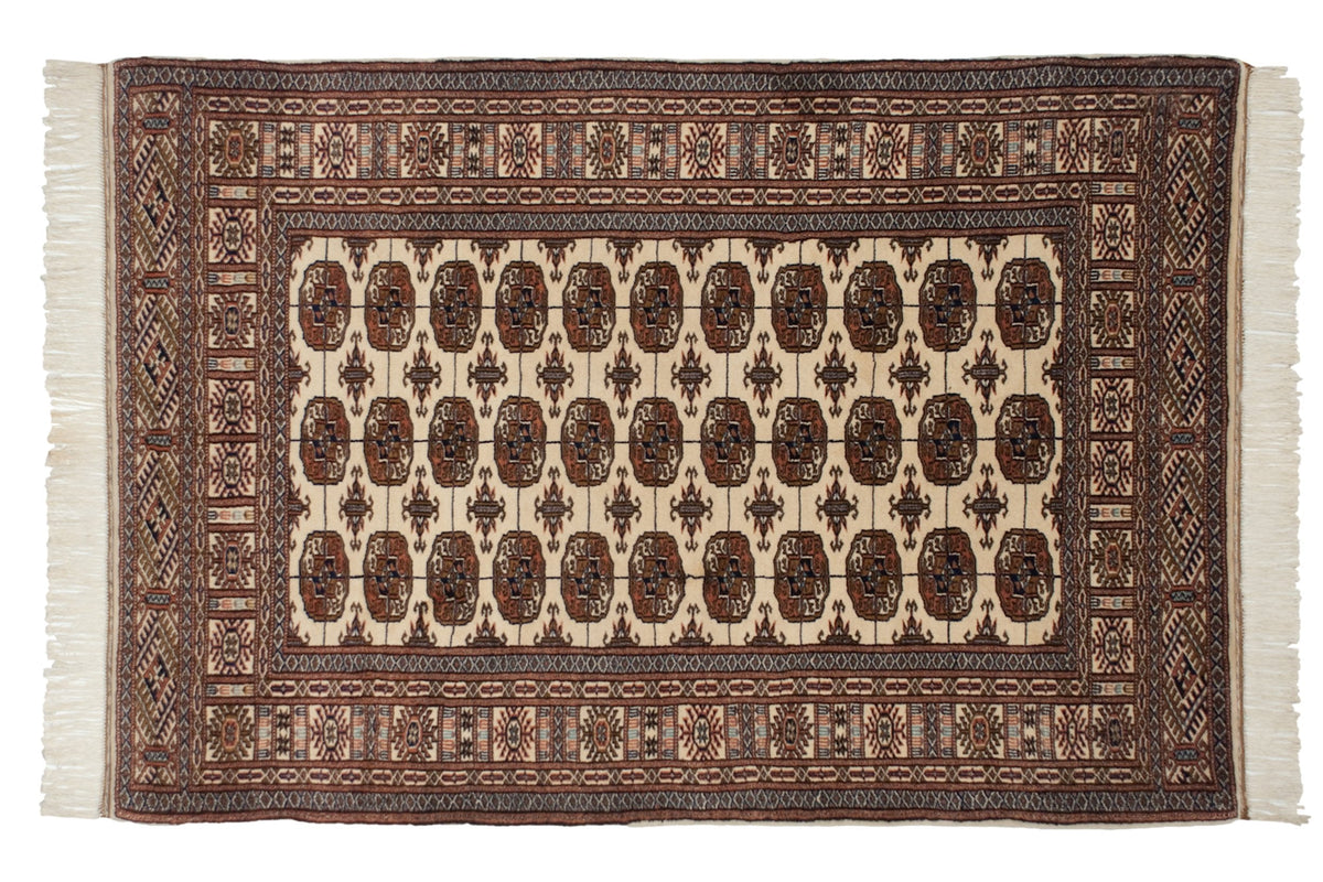 4x6.5 Vintage Fine Bokhara Rug