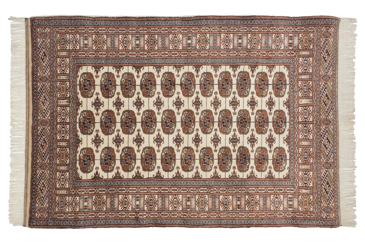 4x6.5 Vintage Fine Bokhara Rug