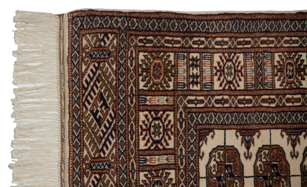 4x6.5 Vintage Fine Bokhara Rug
