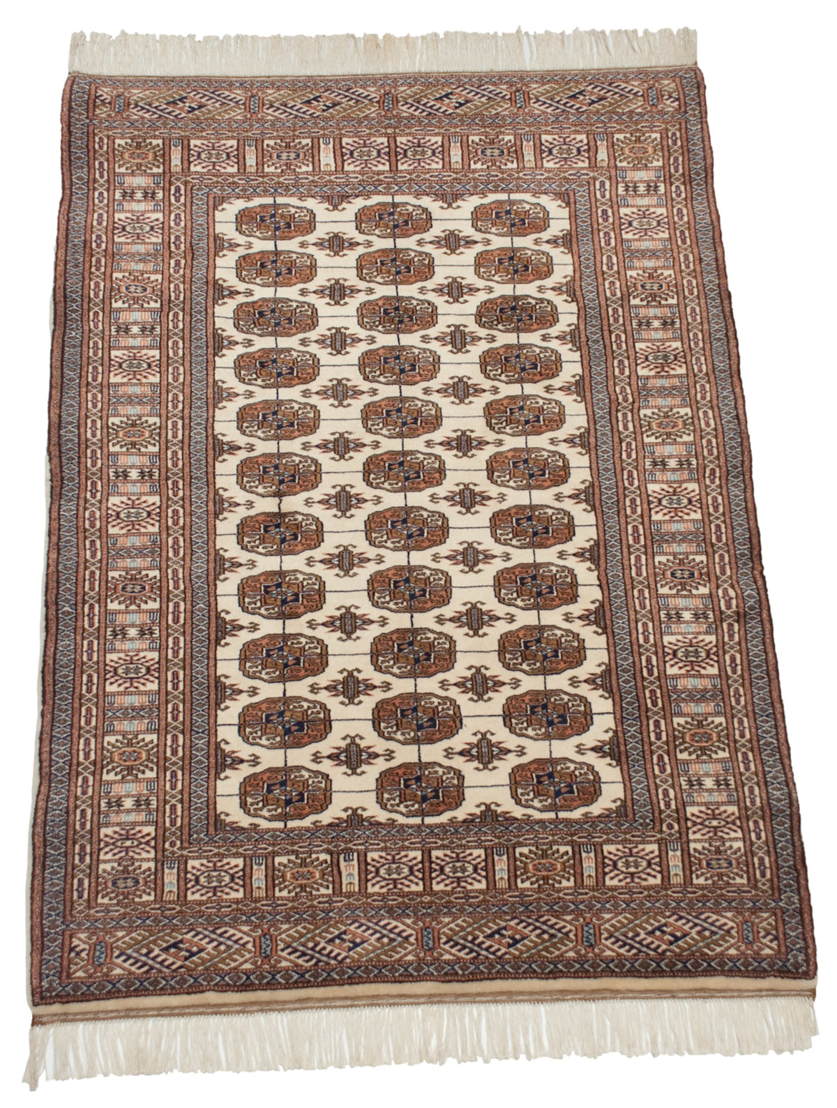 4x6.5 Vintage Fine Bokhara Rug