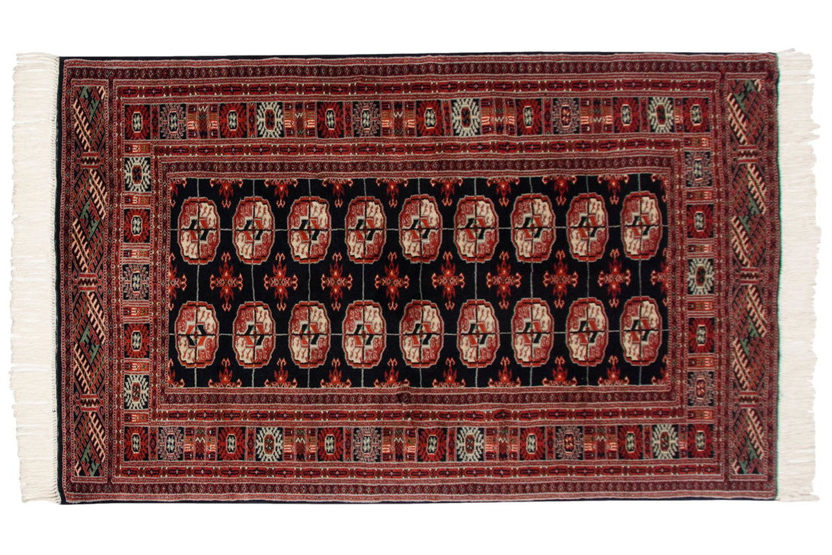 3x5 Vintage Fine Bokhara Rug