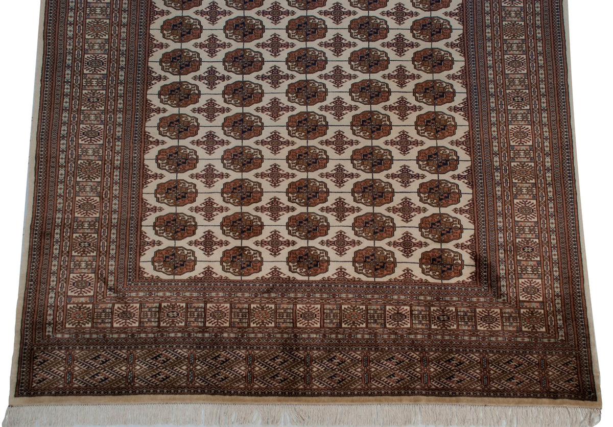8x10 Vintage Fine Bokhara Carpet