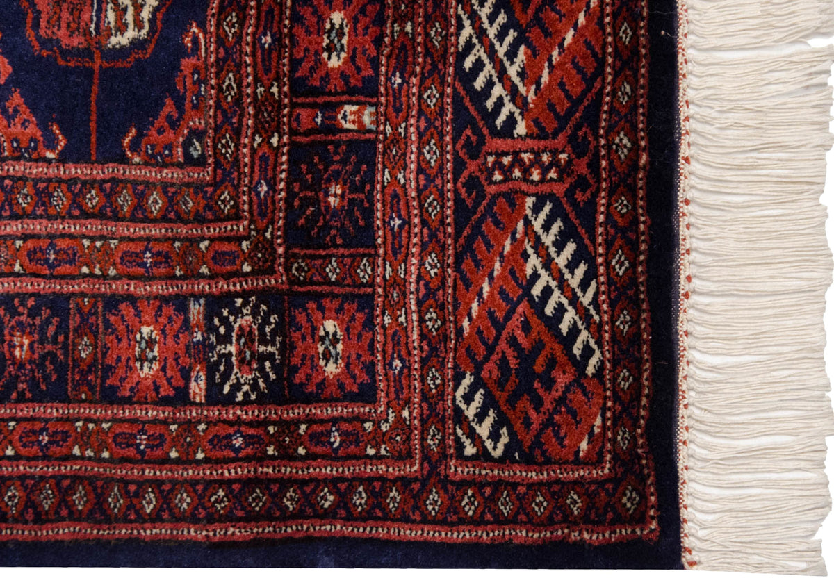 3x5.5 Vintage Fine Bokhara Rug