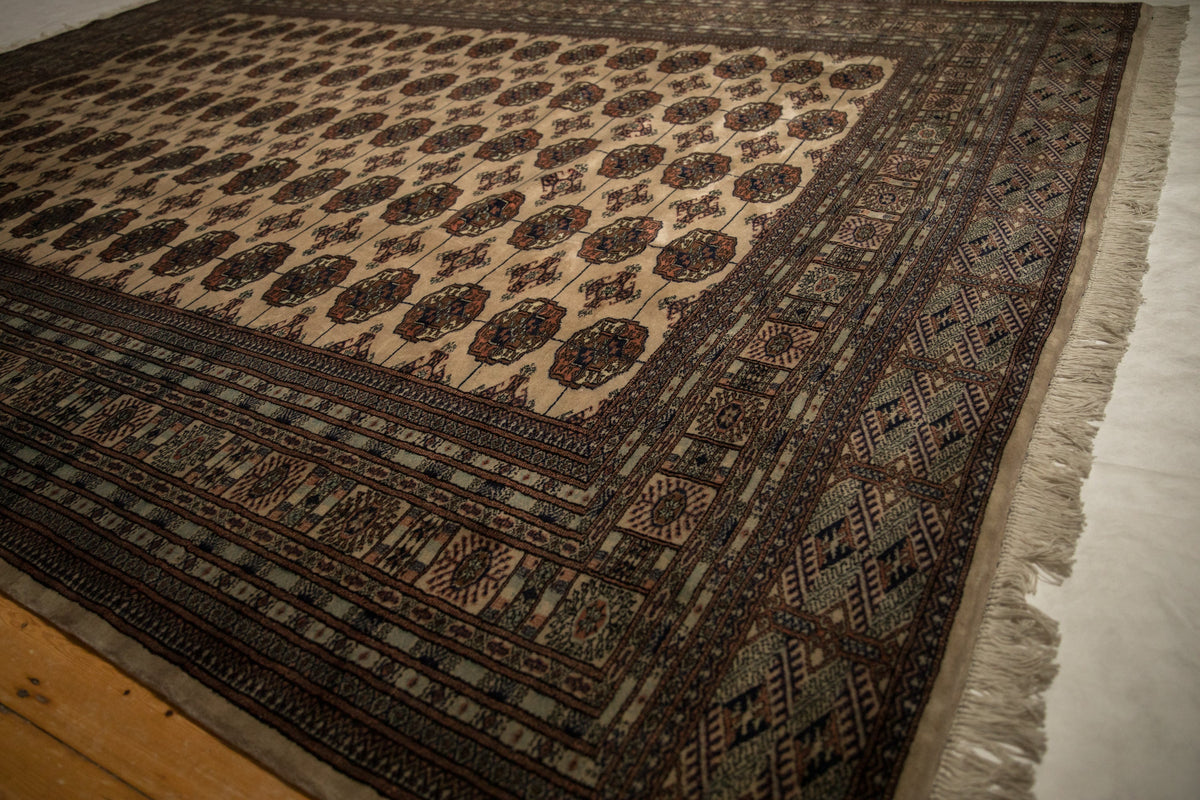 9x12 Vintage Fine Bokhara Carpet