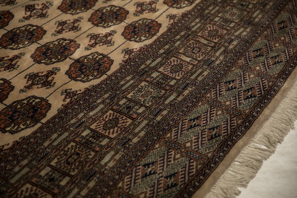 9x12 Vintage Fine Bokhara Carpet