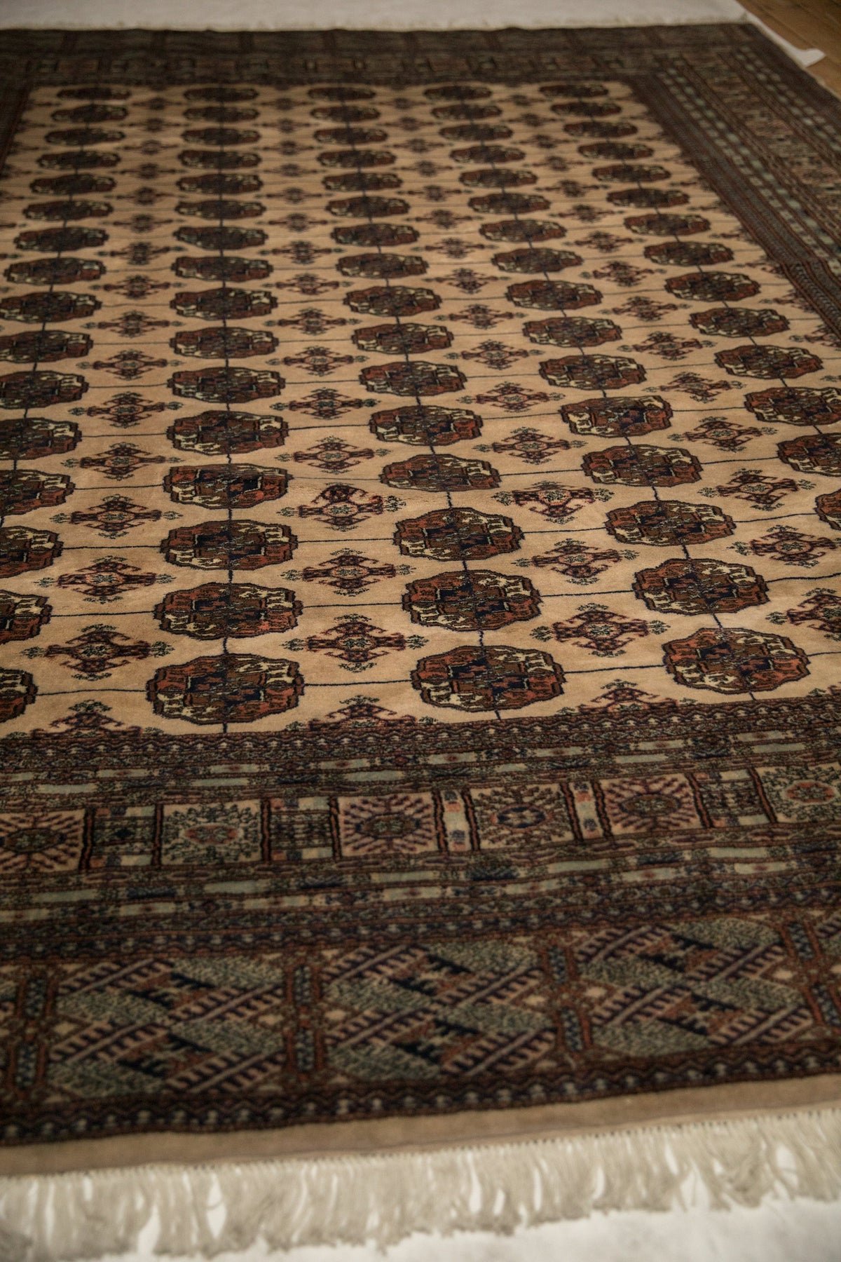 9x12 Vintage Fine Bokhara Carpet