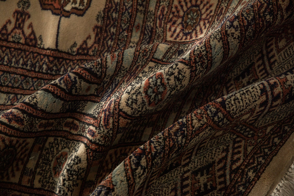 9x12 Vintage Fine Bokhara Carpet