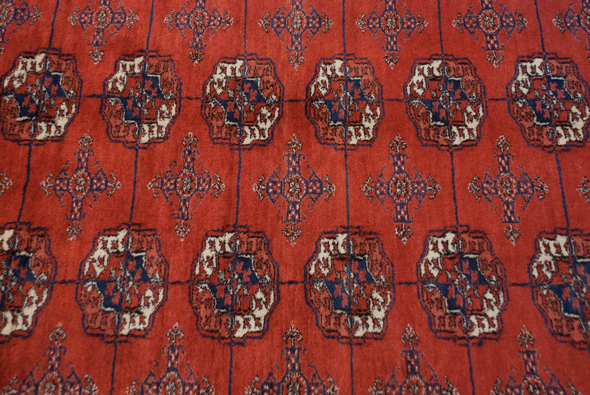 9x12.5 Vintage Fine Bokhara Carpet