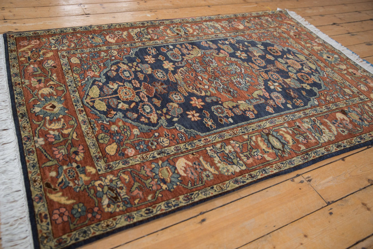 4x6 Vintage Armenian Hamadan Design Rug