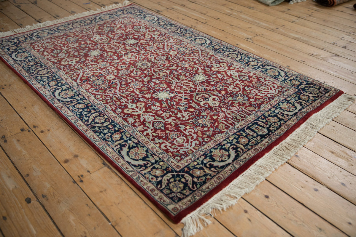 4x6 Fine Indian Tabriz Design Rug