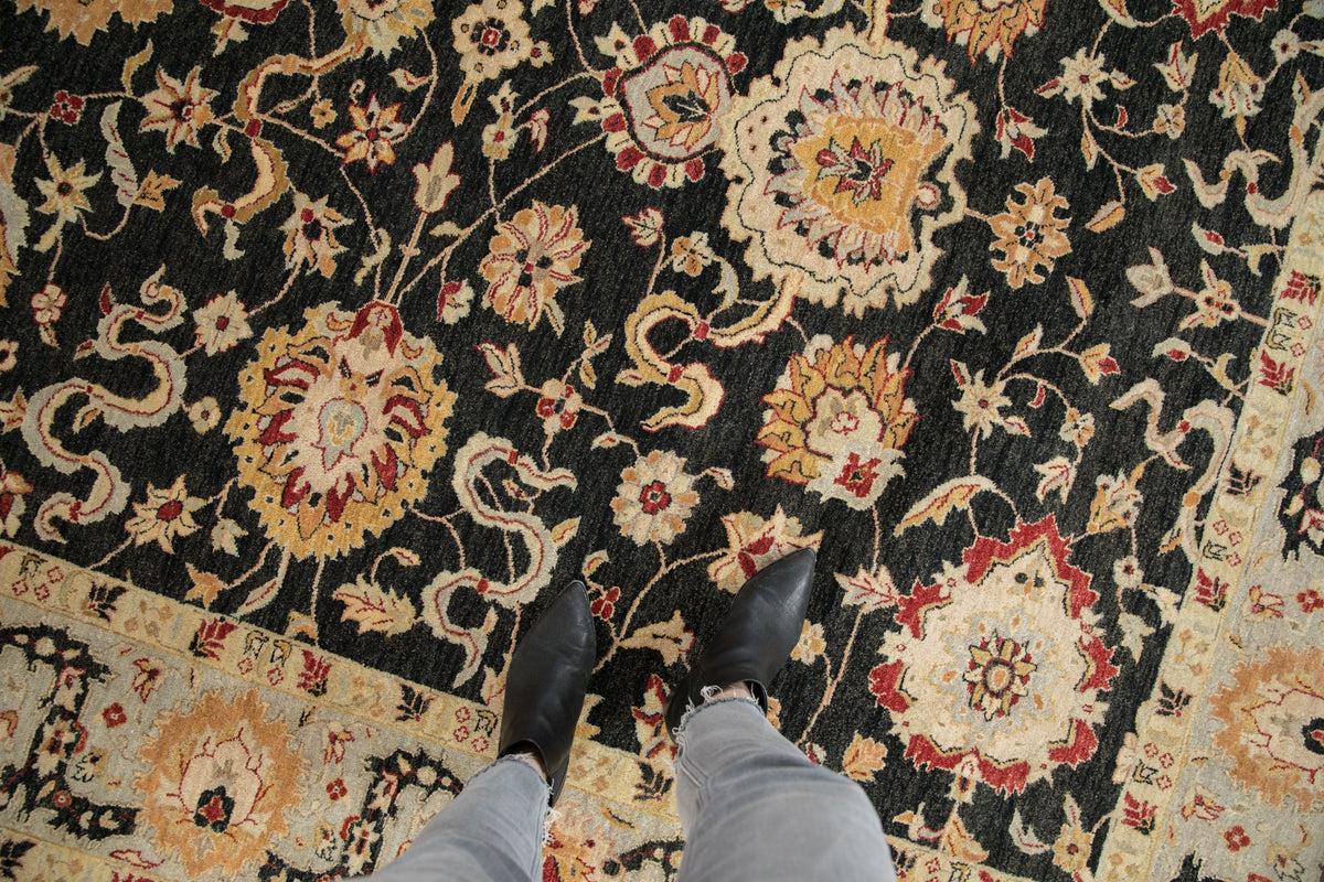 8x10 Indian Sultanabad Design Carpet