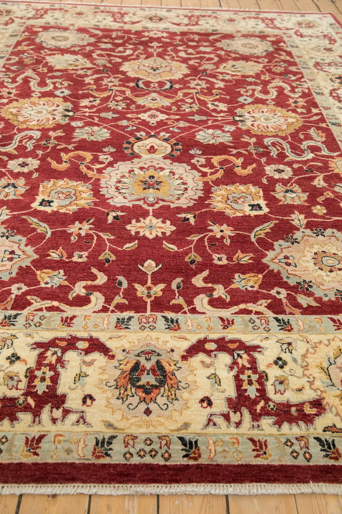 8x10.5 Indian Sultanabad Design Carpet