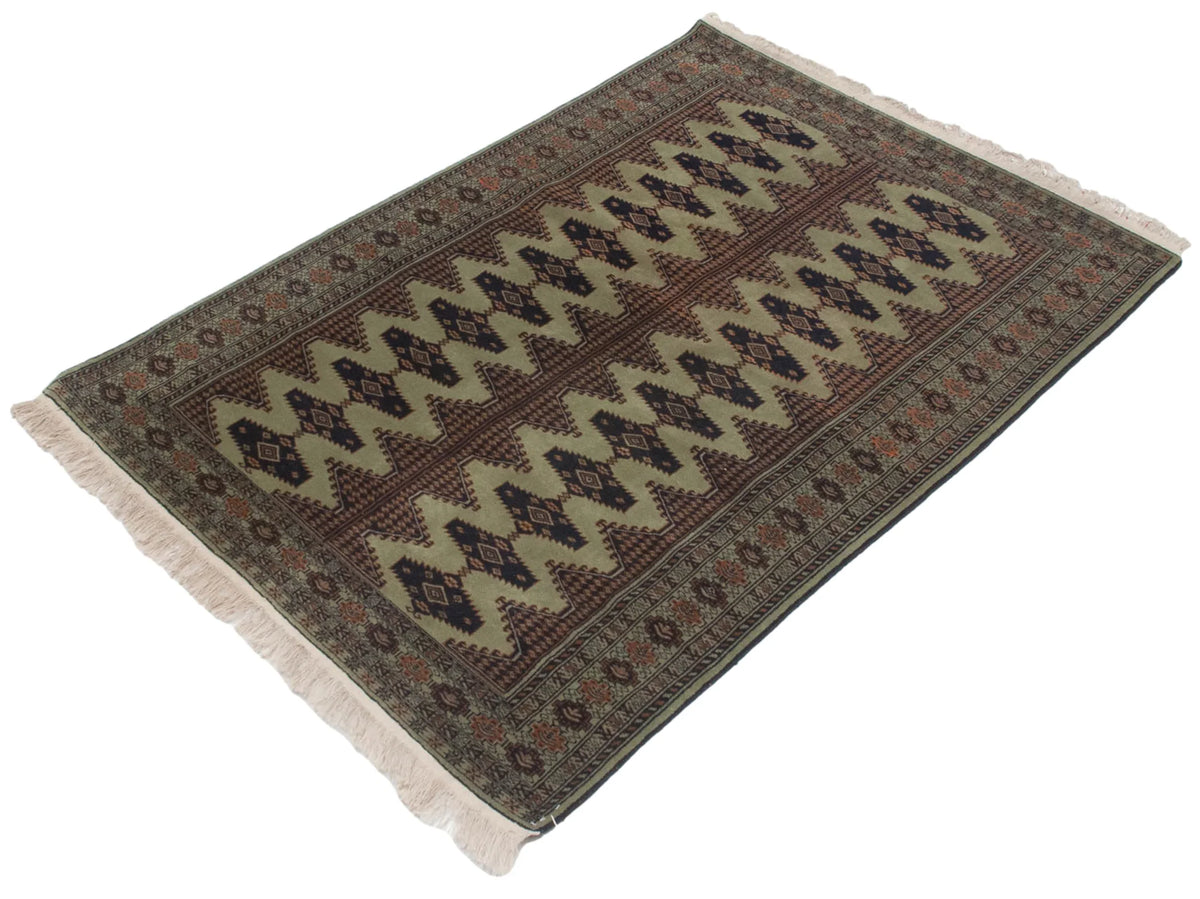 4x6 Vintage Siberian Bokhara Design Rug