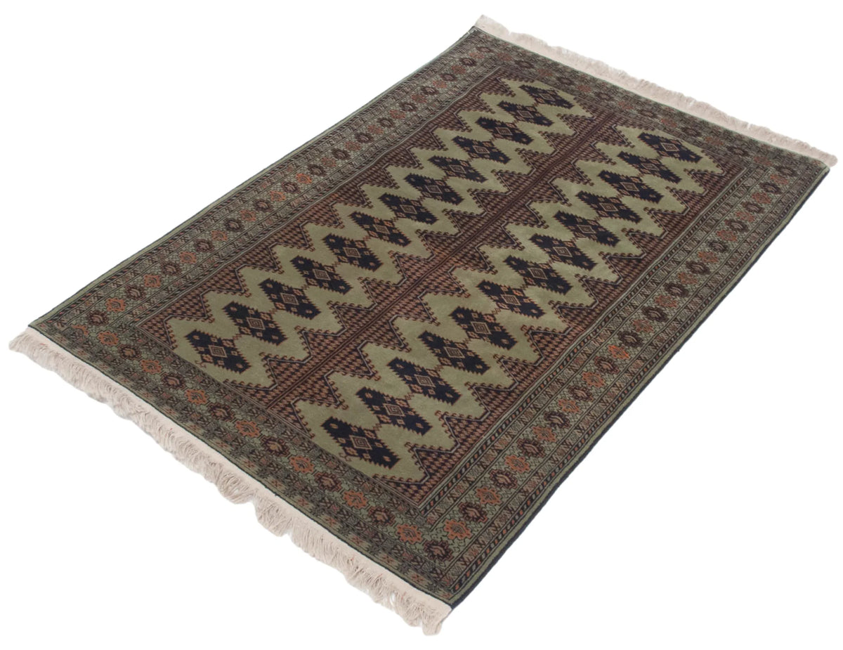 4x6 Vintage Siberian Bokhara Design Rug