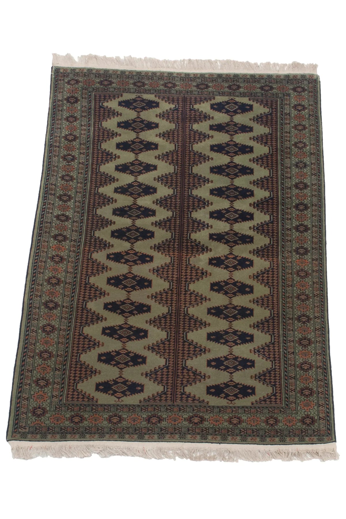 4x6 Vintage Siberian Bokhara Design Rug