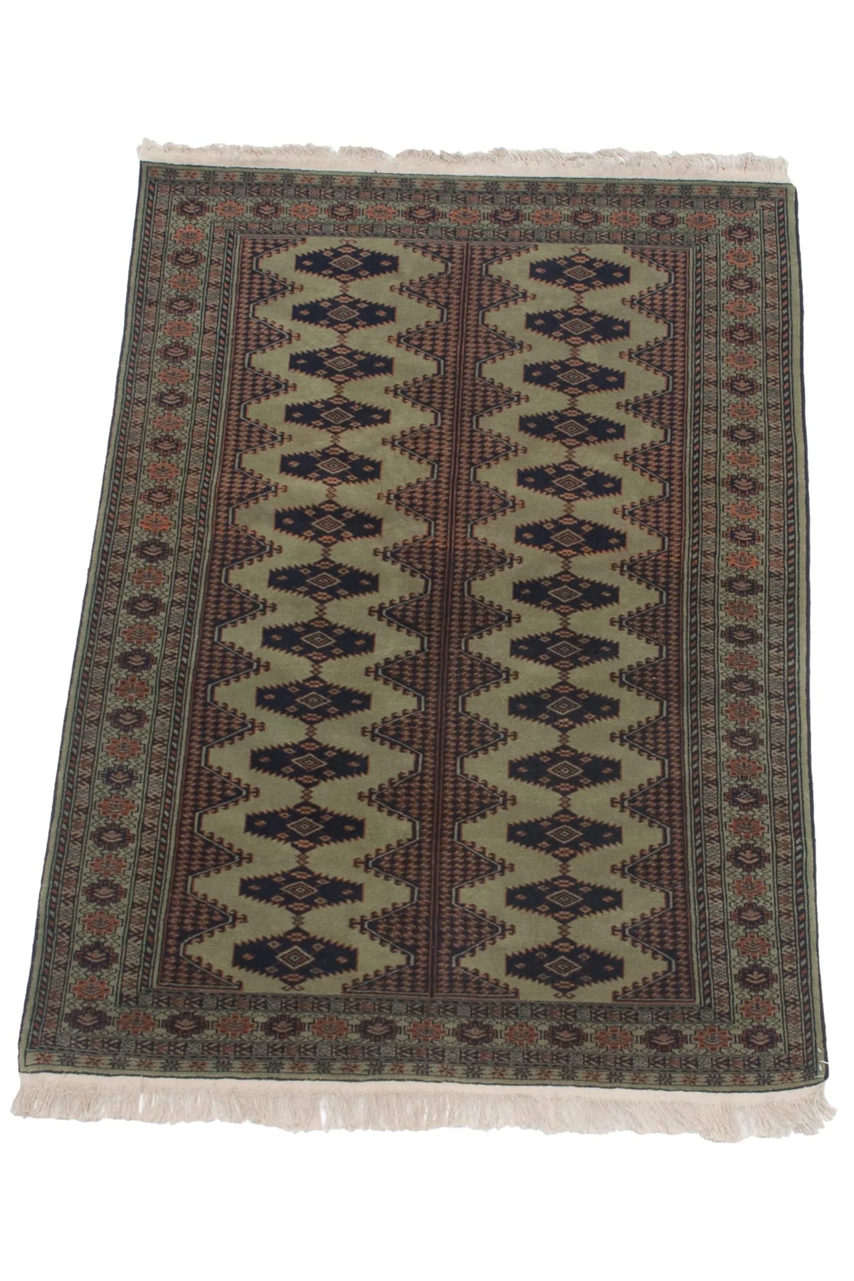 4x6 Vintage Siberian Bokhara Design Rug
