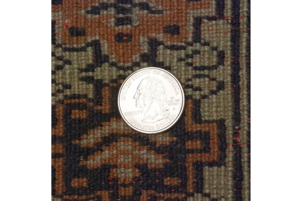 4x6 Vintage Siberian Bokhara Design Rug