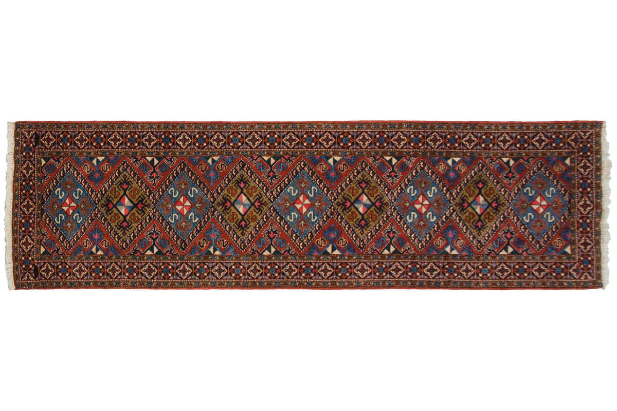 3x11.5 Vintage Ardebil Rug Runner
