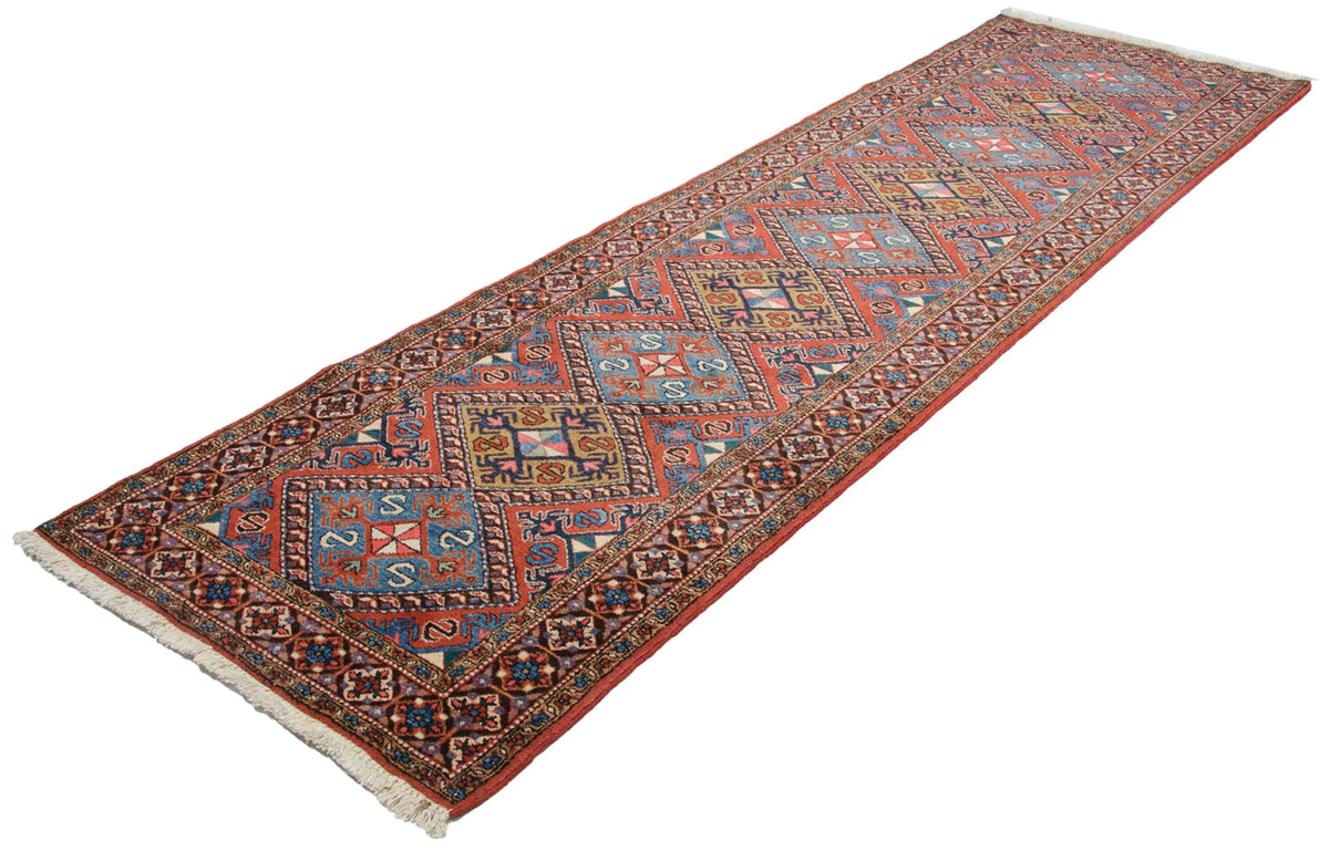 3x11.5 Vintage Ardebil Rug Runner