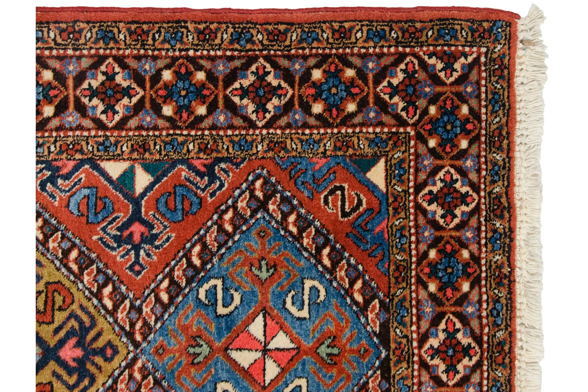 3x11.5 Vintage Ardebil Rug Runner