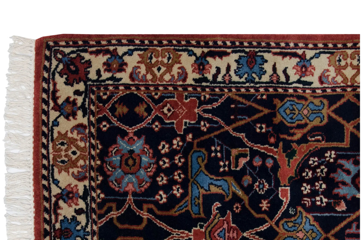 3.5x5.5 Vintage Indian Bijar Design Rug