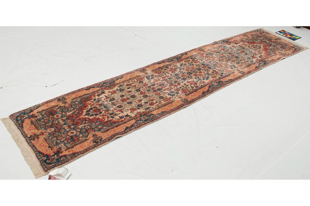 2.5x11 Vintage Kerman Rug Runner