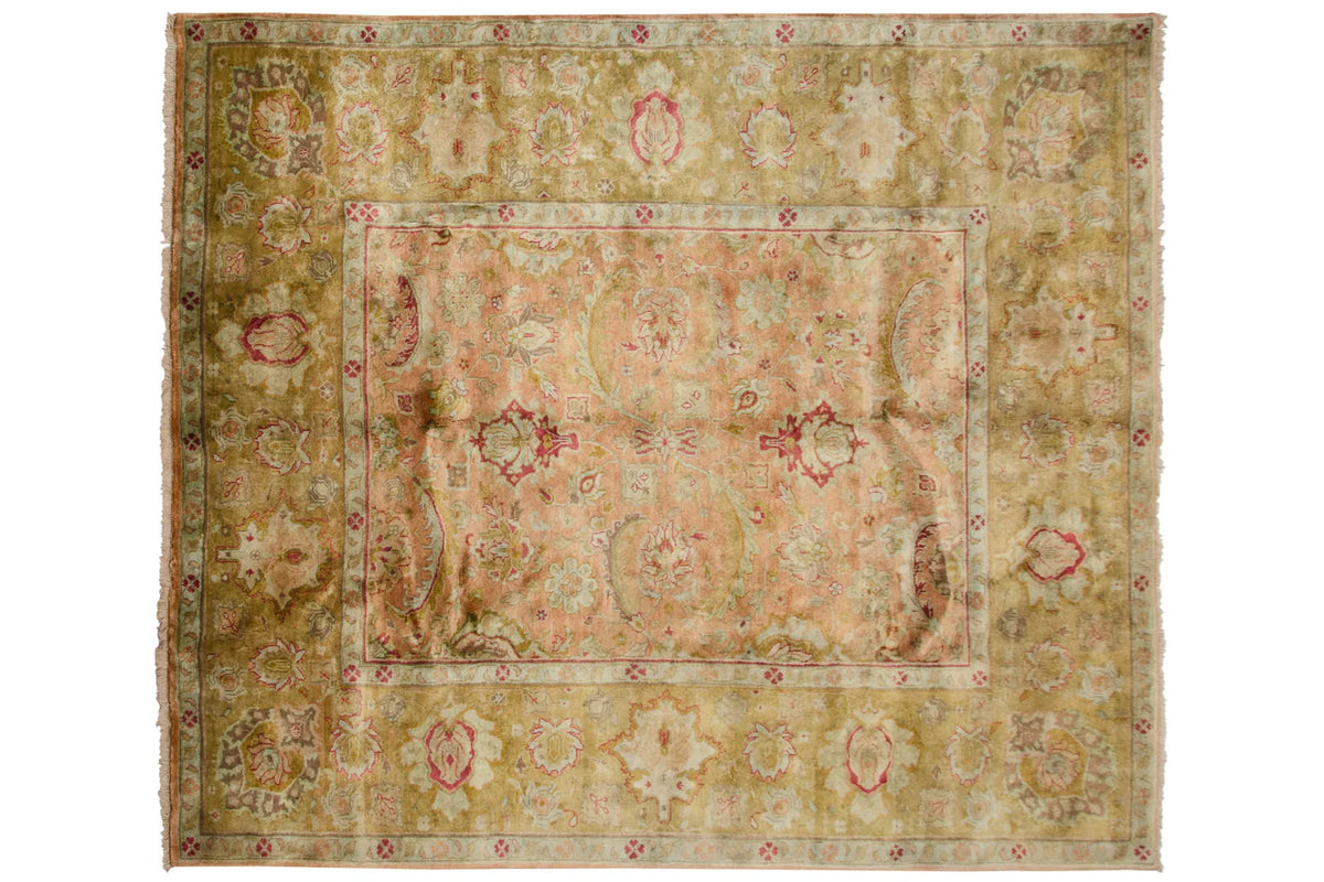 8.5x9.5 Vintage Agra Square Carpet