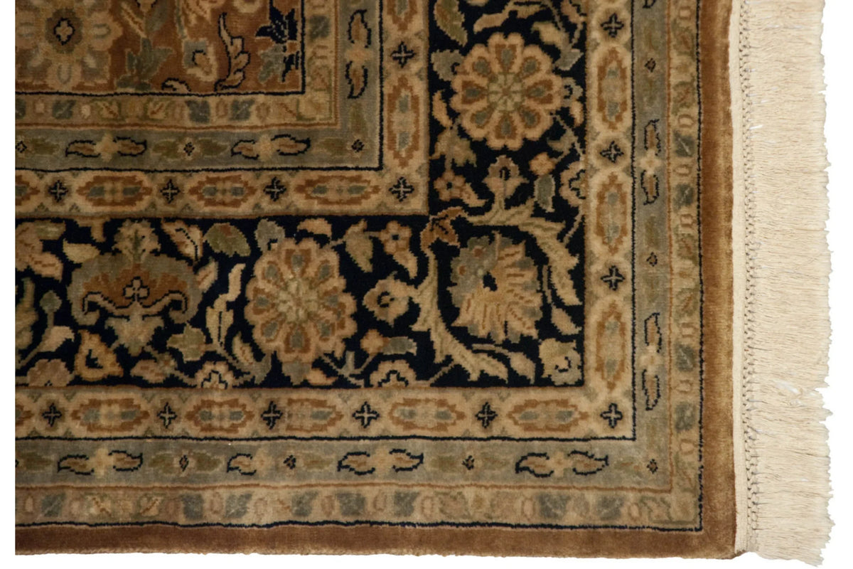 6x9 Vintage Indian Tabriz Design Carpet