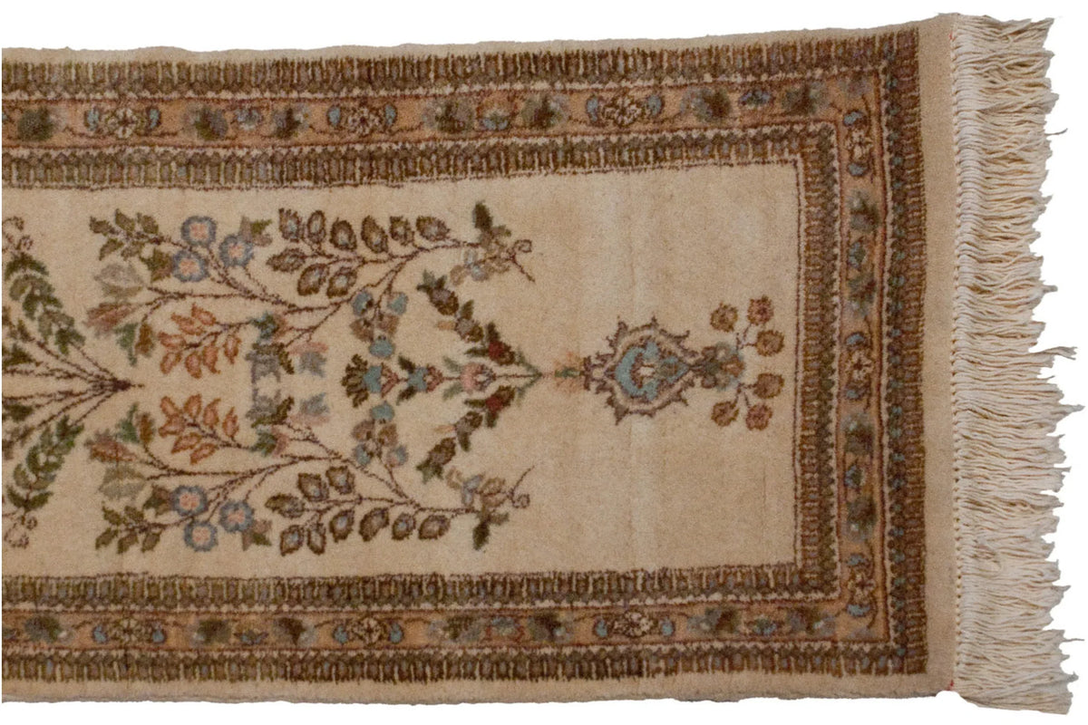 2x12.5 Vintage Tabriz Rug Runner