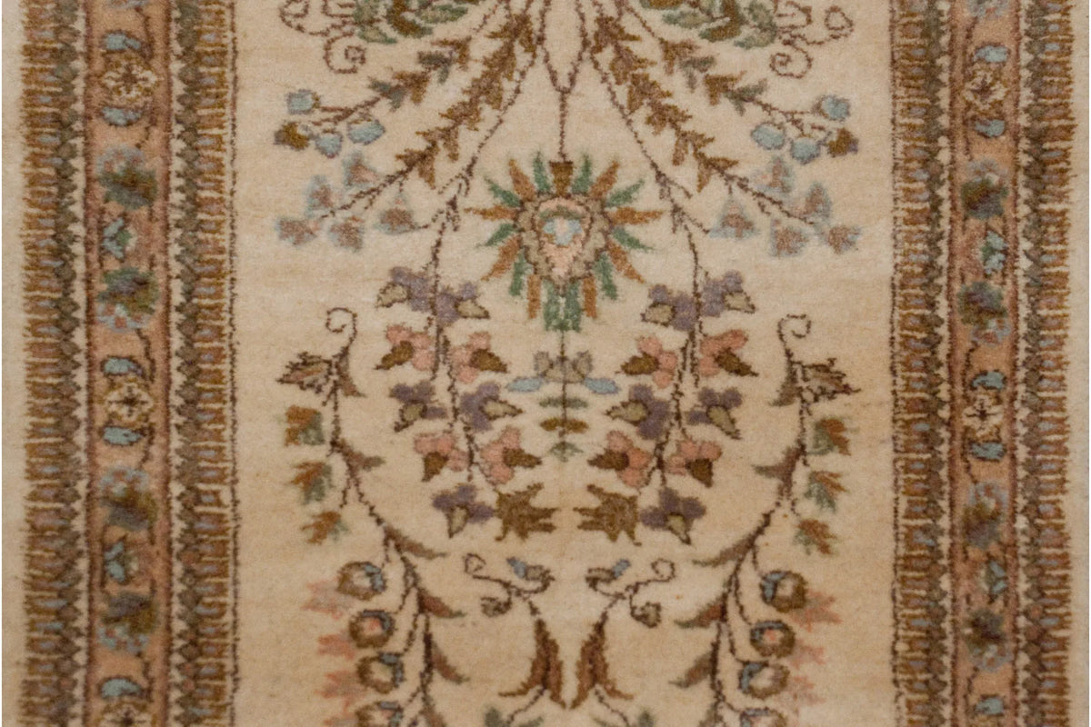 2x12.5 Vintage Tabriz Rug Runner